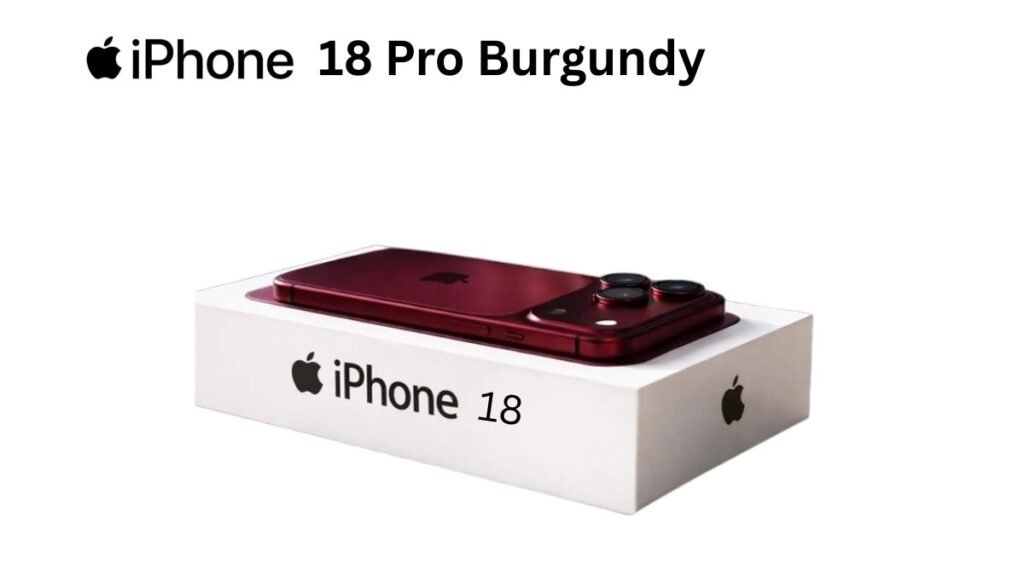 iPhone 18 Pro Burgundy